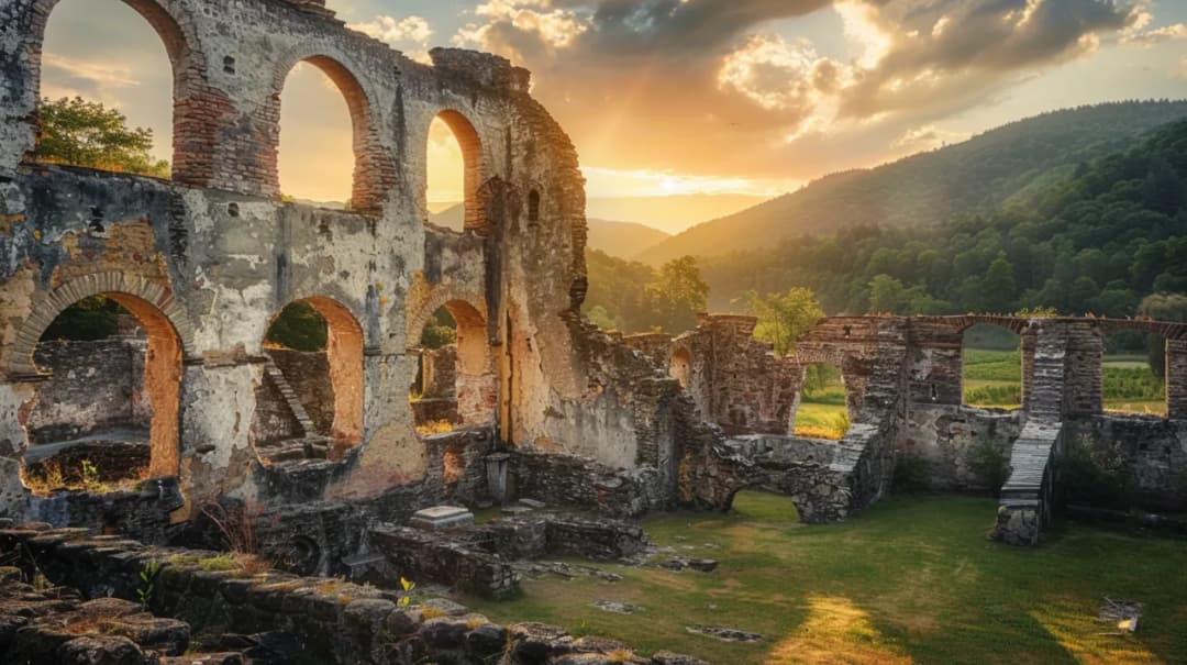 Zagórz: Klasztor karmelitów - Ruiny pełne tajemnic i legend