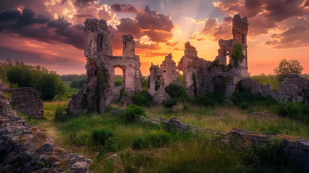 Zamek w Besiekierach: Ruiny skrywające fascynującą historię